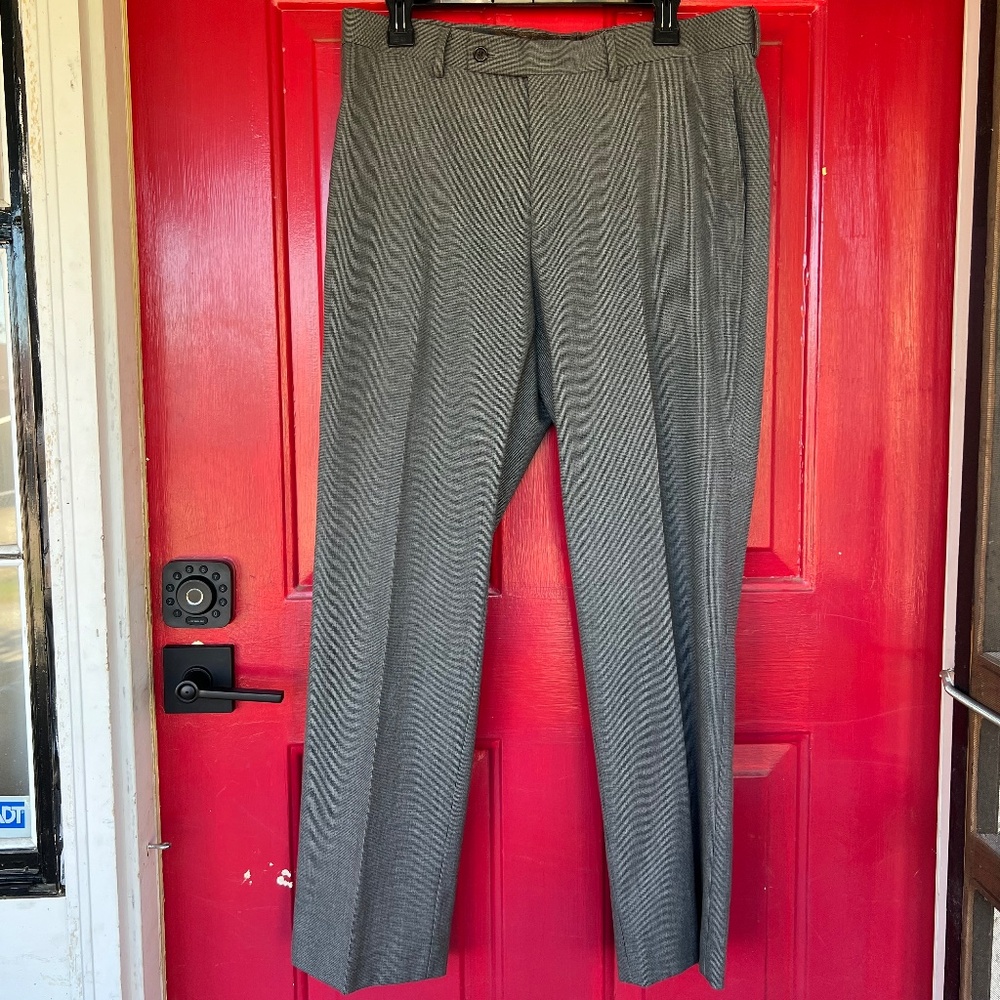 Ralph Lauren Mens Dress Slacks Dark Grey 34x30'